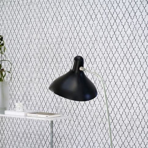 Pergola Trellis Graphite Wallcovering by Designers Guild