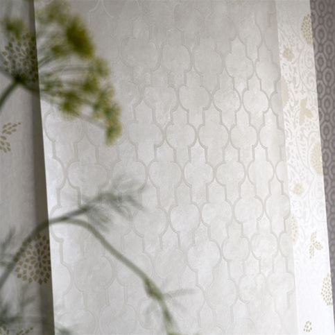 Pergola Trellis Oyster Wallcovering by Designers Guild