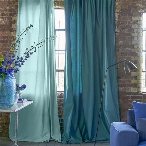 Perledo Duck Egg Fabric by Designers Guild 