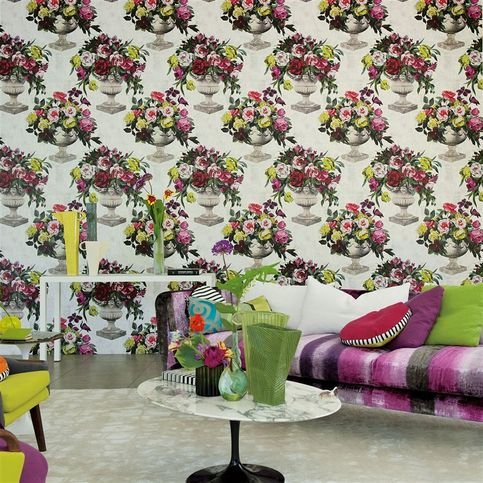 Phipps Raspberry Fabric by Designers Guild 
