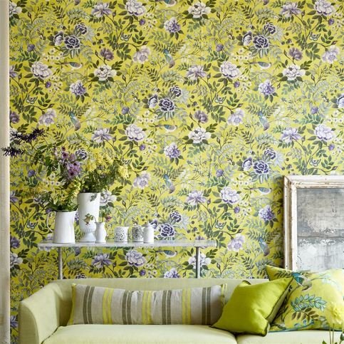 Porcelaine De Chine Alchemilla Wallcovering by Designers Guild