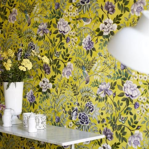 Porcelaine De Chine Alchemilla Wallcovering by Designers Guild