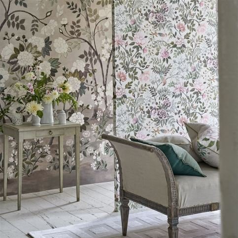 Porcelaine De Chine Cameo Wallcovering by Designers Guild