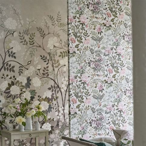 Porcelaine De Chine Cameo Wallcovering by Designers Guild