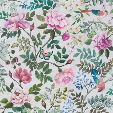 Porcelaine De Chine Fuchsia Wallcovering by Designers Guild
