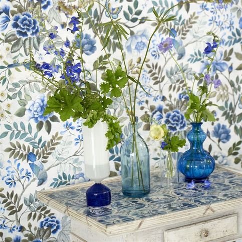 Porcelaine De Chine Porcelain Wallcovering by Designers Guild