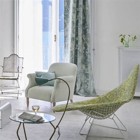 Reticello Leaf Fabric by Designers Guild 
