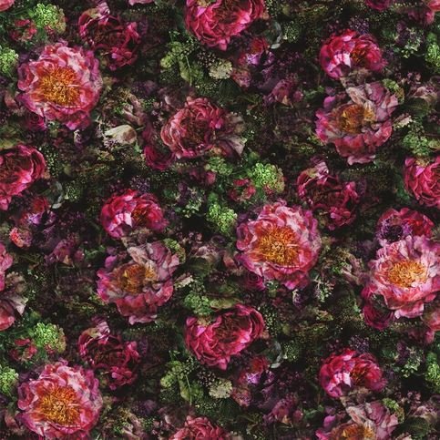Romaunt Rose Fuchsia Fabric by Designers Guild 