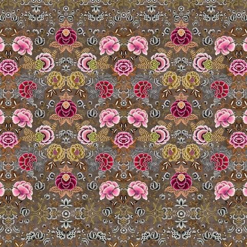 Rose De Damas Cranberry Wallcovering by Designers Guild