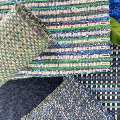 Sakiori Cobalt Fabric by Designers Guild 