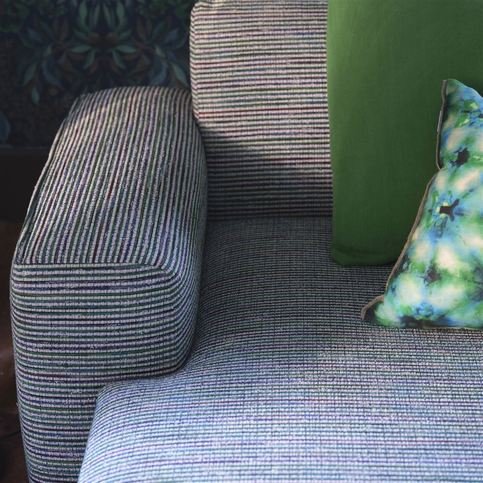 Sakiori Cobalt Fabric by Designers Guild 