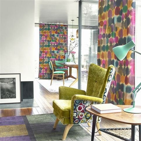 Sashi Saffron Fabric by Designers Guild 