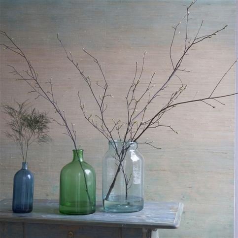 Scene Aquarelle Grasscloth Elm Wallcovering by Designers Guild
