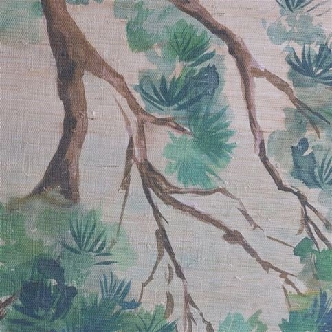 Scene D Arbre Grasscloth Elm Wallcovering by Designers Guild
