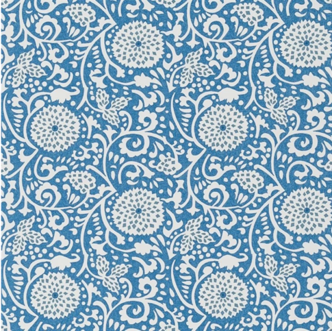 Shaqui Cobalt Wallcovering by Designers Guild