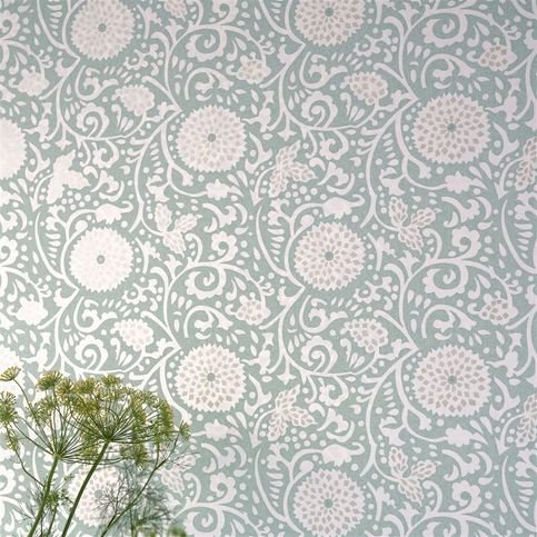 Shaqui Eau de Nil Wallcovering by Designers Guild