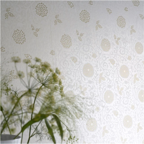 Shaqui Pearl Wallcovering by Designers Guild