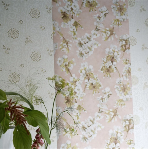 Shaqui Pearl Wallcovering by Designers Guild
