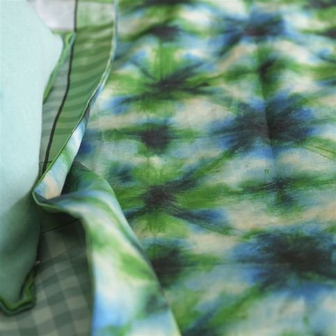 Shibori Emerald Fabric by Designers Guild 