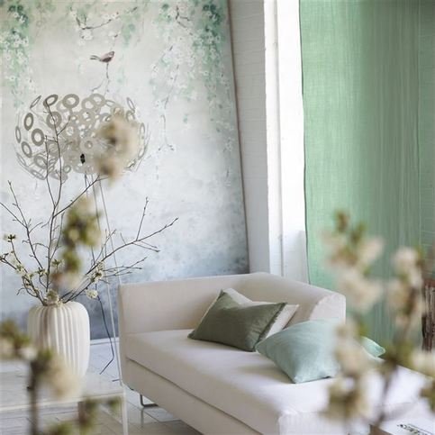 Shinsha Scene 1 Celadon Wallcovering by Designers Guild