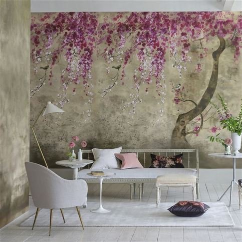 Shinsha Scene 2 Blossom Wallcovering by Designers Guild
