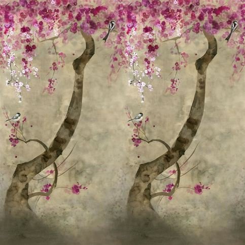Shinsha Scene 2 Blossom Wallcovering by Designers Guild