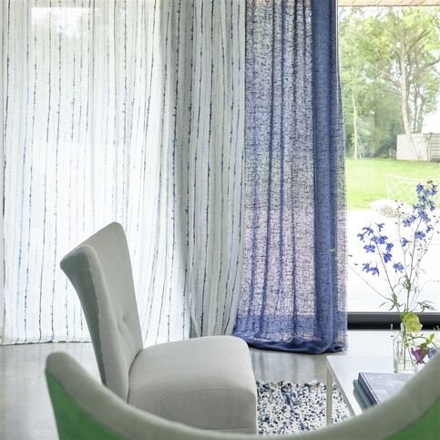 Shiwa Cobalt Fabric by Designers Guild 