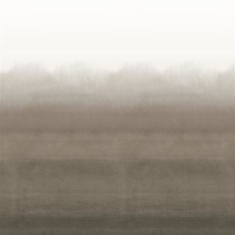 Shoshi Chocolate Wallcovering by Designers Guild