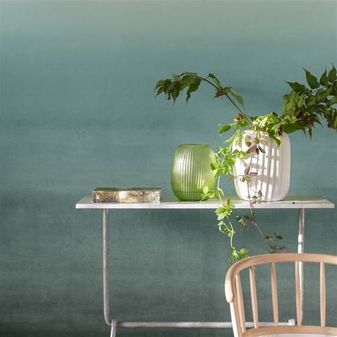 Shoshi Duck Egg Wallcovering by Designers Guild