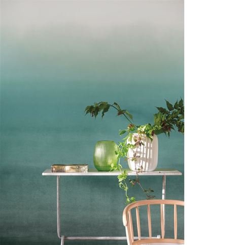 Shoshi Duck Egg Wallcovering by Designers Guild