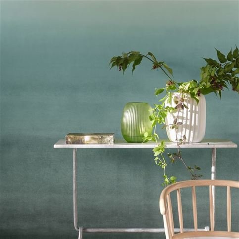 Shoshi Duck Egg Wallcovering by Designers Guild