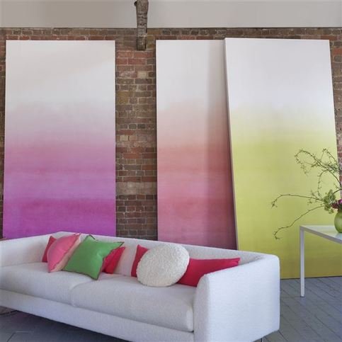 Shoshi Fuchsia Wallcovering by Designers Guild