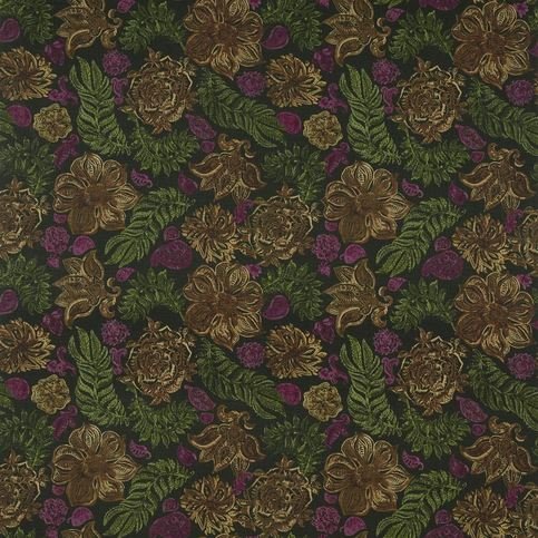 Surekha Chocolate Fabric by William Yeoward