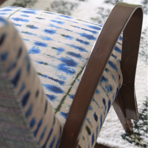 Suzuri Indigo Fabric by Designers Guild 