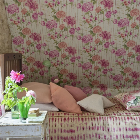 Suzuri Magenta Fabric by Designers Guild 
