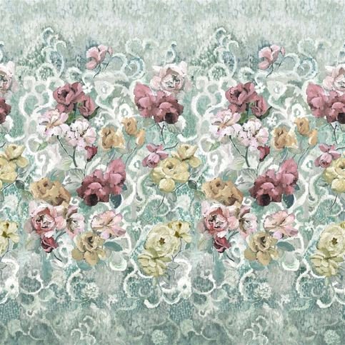 Tapestry Flower Eau de Nil Wallcovering by Designers Guild 