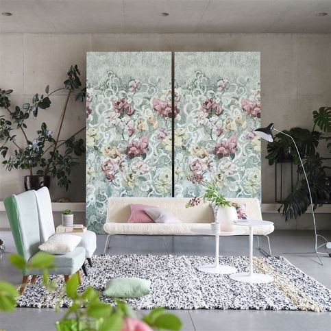 Tapestry Flower Eau de Nil Wallcovering by Designers Guild 