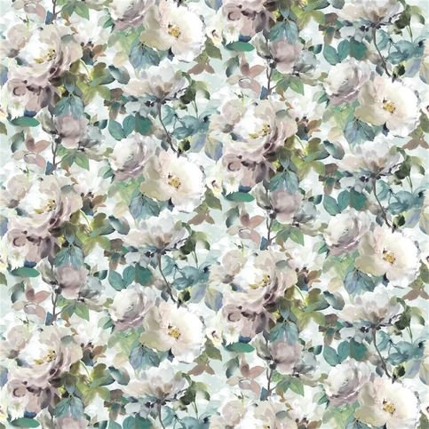 Thelmas Garden Celadon Fabric by Designers Guild 