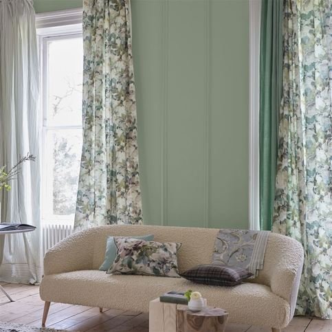 Thelmas Garden Celadon Fabric by Designers Guild 