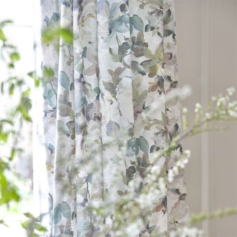 Thelmas Garden Celadon Fabric by Designers Guild 