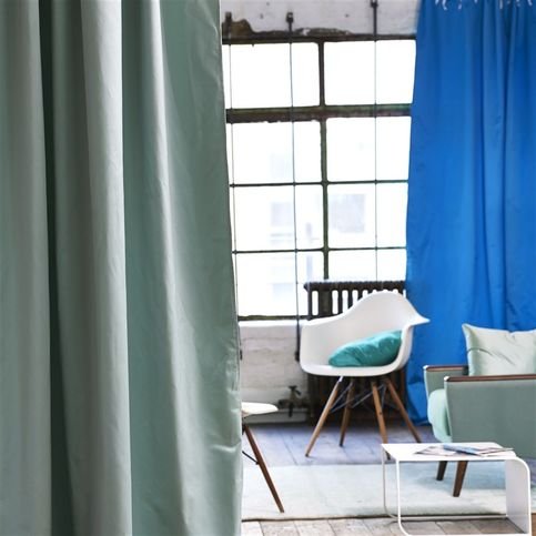 Tiber Duck Egg Fabric by Designers Guild 