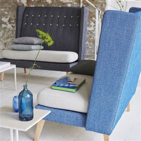 Torrington Indigo Fabric by Designers Guild 