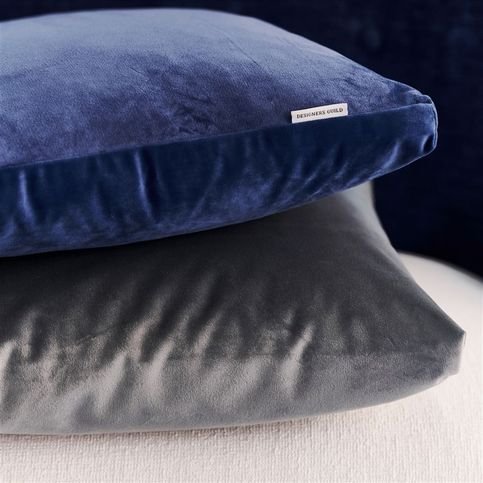Trentino Indigo Fabric by Designers Guild 