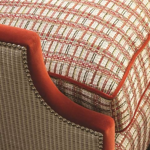 Tula Rouge Fabric by William Yeoward