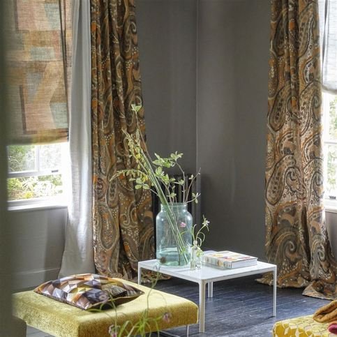 Uchiwa Ochre Fabric by Designers Guild 