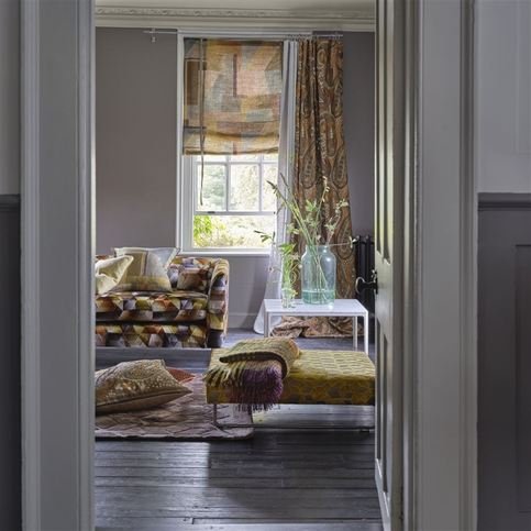 Uchiwa Ochre Fabric by Designers Guild 