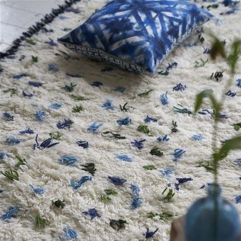 Valais Cobalt Rug by Designers Guild