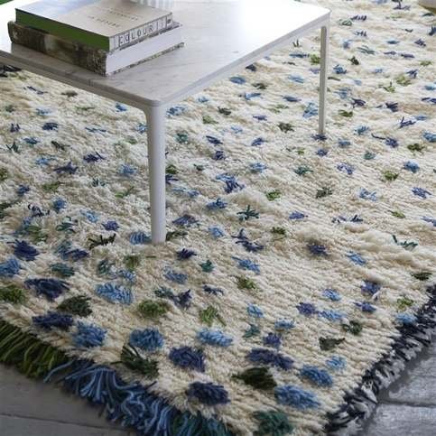 Valais Cobalt Rug by Designers Guild