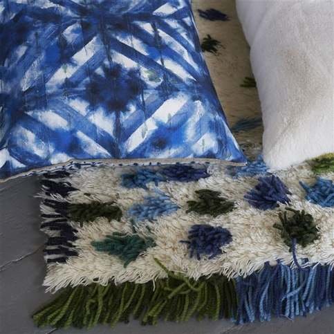 Valais Cobalt Rug by Designers Guild