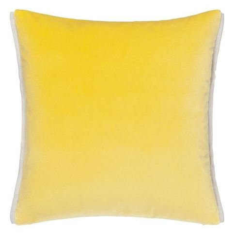 Varese Alchemilla & Parchment Velvet Cushion by Designers Guild
